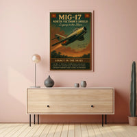 MIG-17 Legacy in the Skies Poster