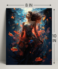 Underwater Elegance Poster