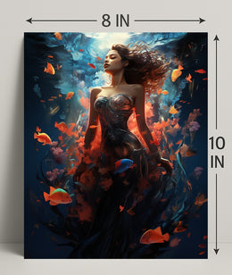 Underwater Elegance Poster