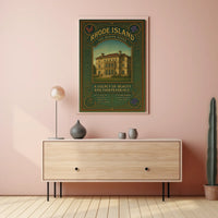 Rhode Island The Ocean State Poster