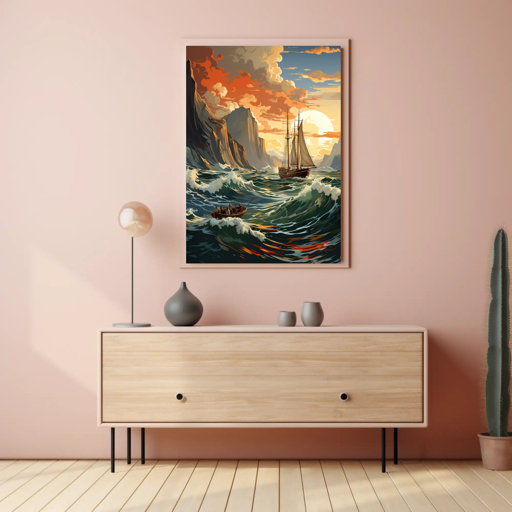Voyage At Sea Poster PosterGoat
