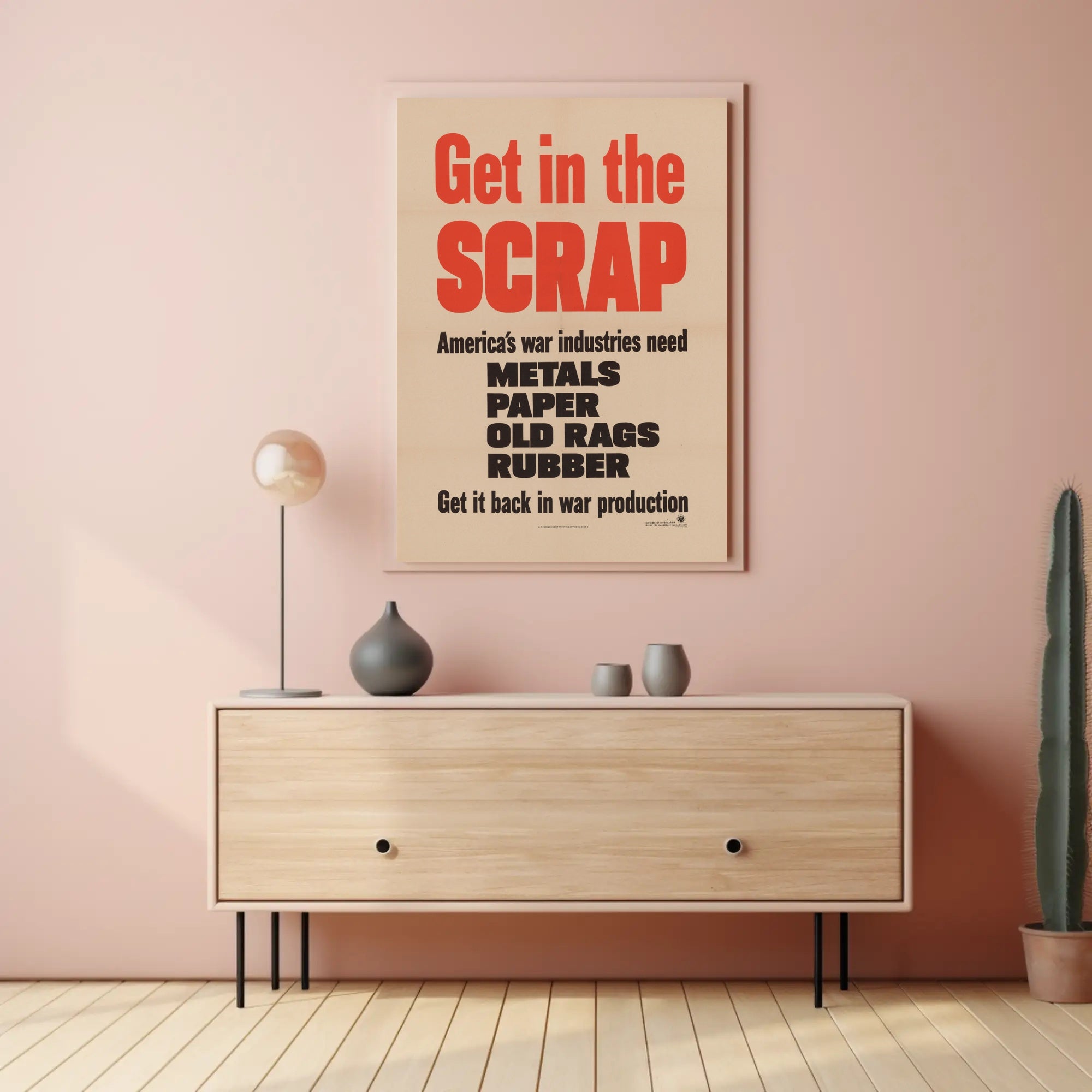 Get in the Scrap Poster PosterGoat