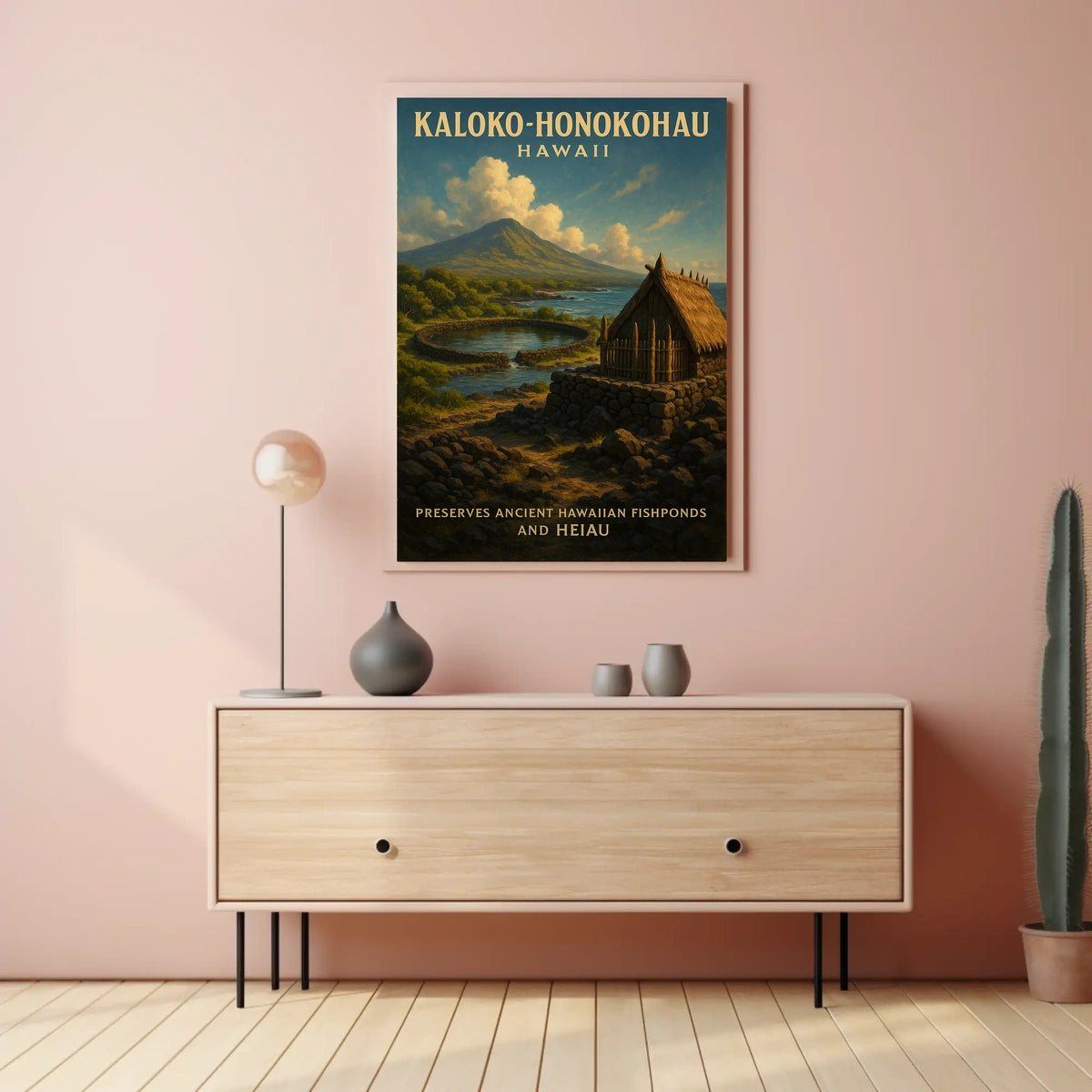 Kaloko-Honokohau Hawaiian Heritage Poster