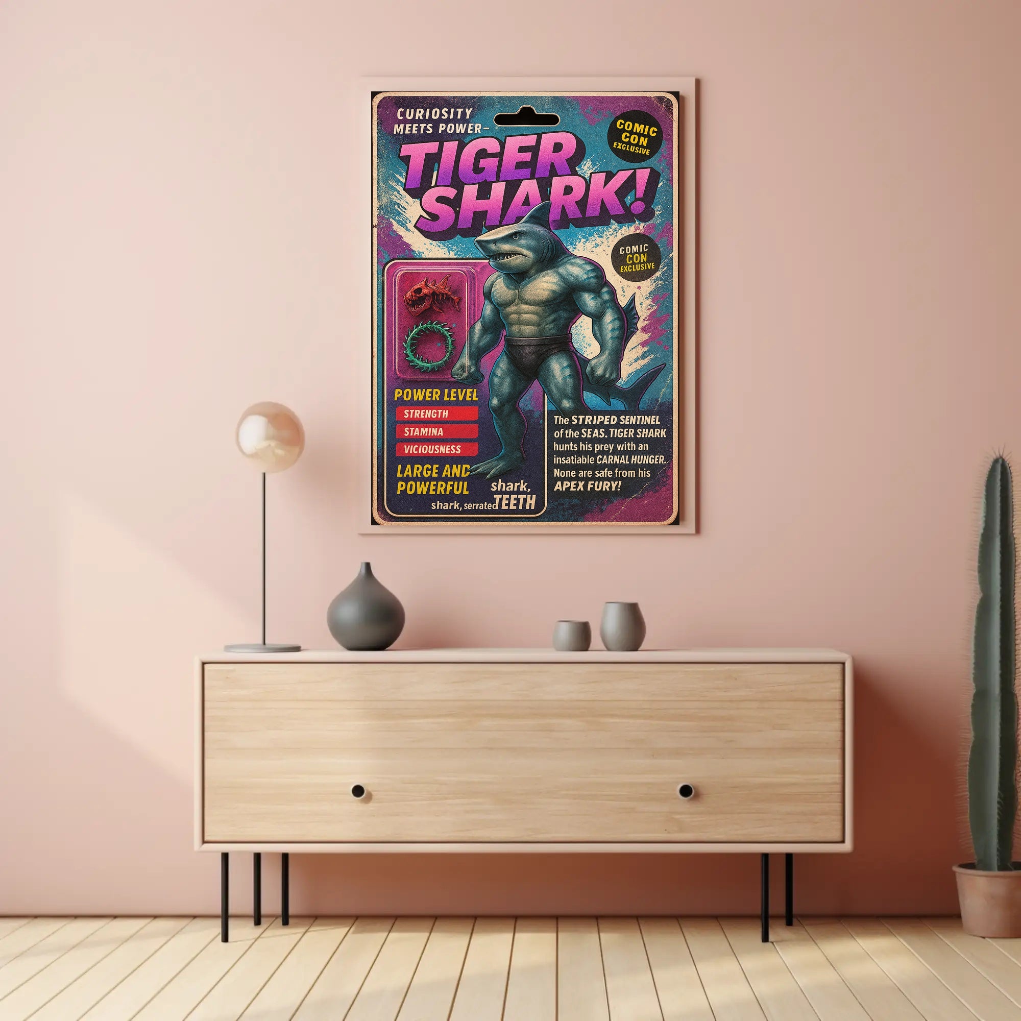 Tiger Shark Comic Con Exclusive Poster PosterGoat