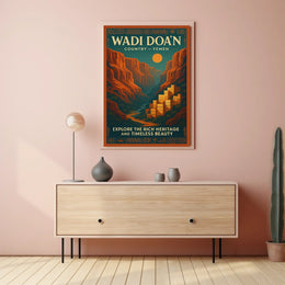 Wadi Doan Explore YemenS Timeless Poster