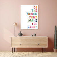 Motivational Poster: Uplifting Hand-Lettered Typography Art PosterGoat