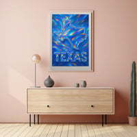 Texas In Vibrant Colors Poster
