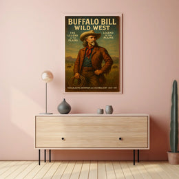 Buffalo Bill Wild West Show Cultural or Heritage Poster