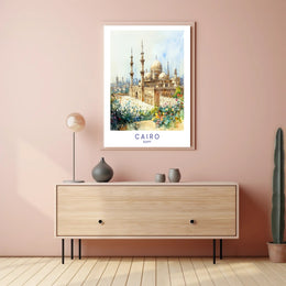 Cairo's Architectural Splendor Poster PosterGoat