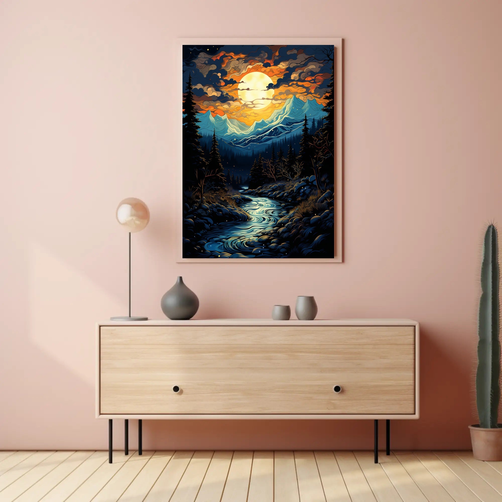Aye Mystical Landscape Poster