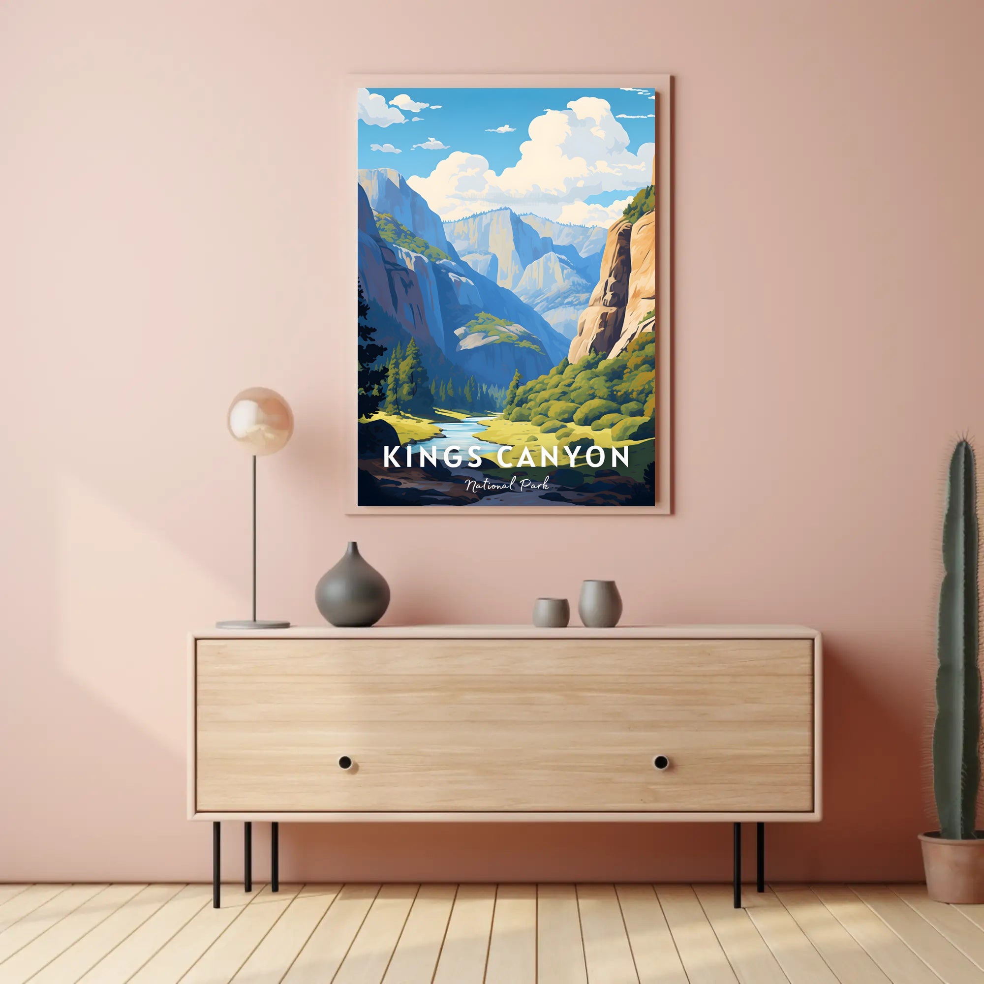 Kings Canyon Scenic Adventure National Park Poster