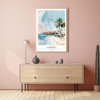 Tranquil Hawaiian Coastline Poster PosterGoat