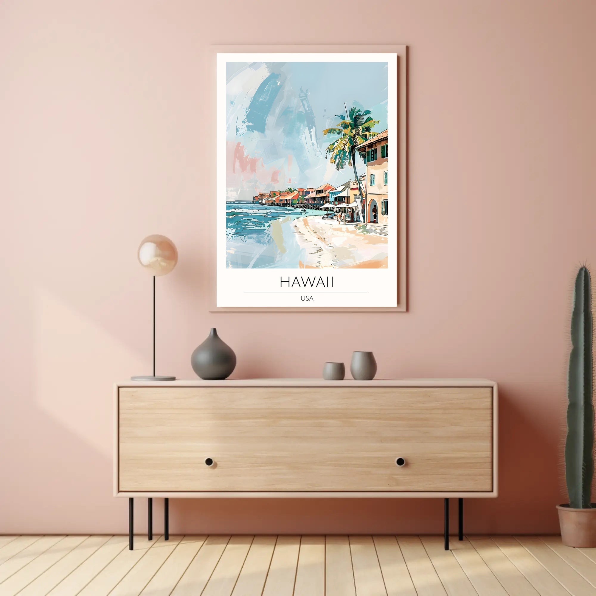 Tranquil Hawaiian Coastline Poster PosterGoat