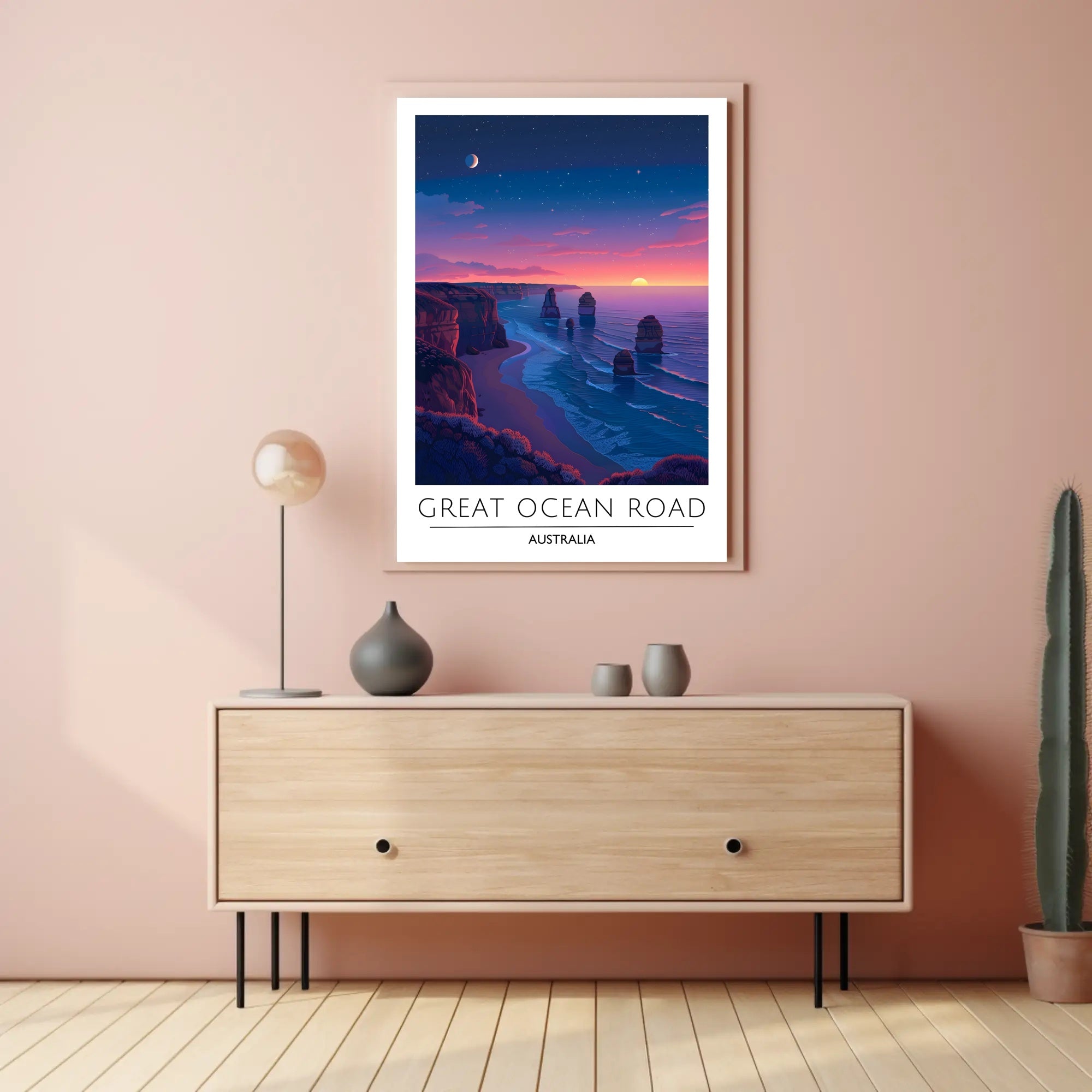 Great Ocean Road Scenic Travel Art Poster