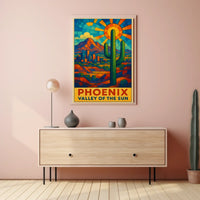 Phoenix Valley Sunscape Decor Lovers Poster