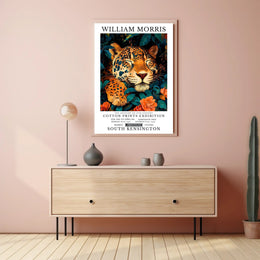 William Morris Exhibition Poster: Artistic Vintage Botanical Art Poster