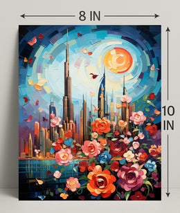 Blossoming Metropolis Poster