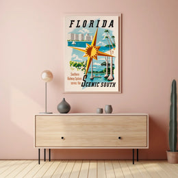 Florida Scenic South Railway Promotion Poster