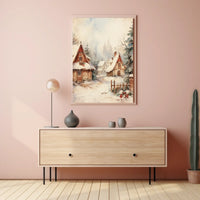 Winter Wonderland Village Poster