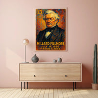 Millard Fillmore 13Th President Poster