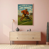 The Titan of Turf Jim Thorpe Poster