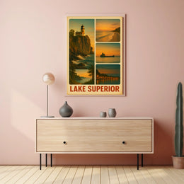 Lake Superior Scenic Views Poster