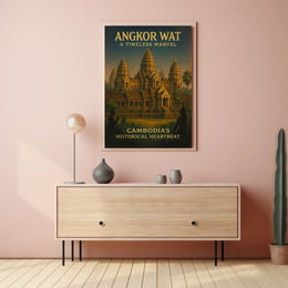 Angkor Wat A Timeless Marvel Poster