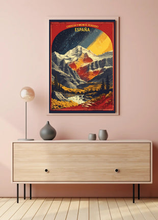 Ordesa y Monte Perdido National Park Travel Poster