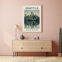 Seattle Skyline Poster