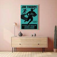 Celebrating a Sports Icon Jim Thorpe Poster