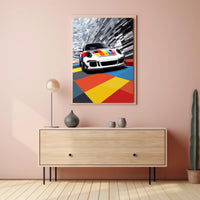 Vibrant Speed Poster PosterGoat