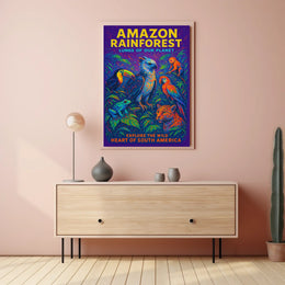 Amazon Rainforest Lungs of Our Planet Poster