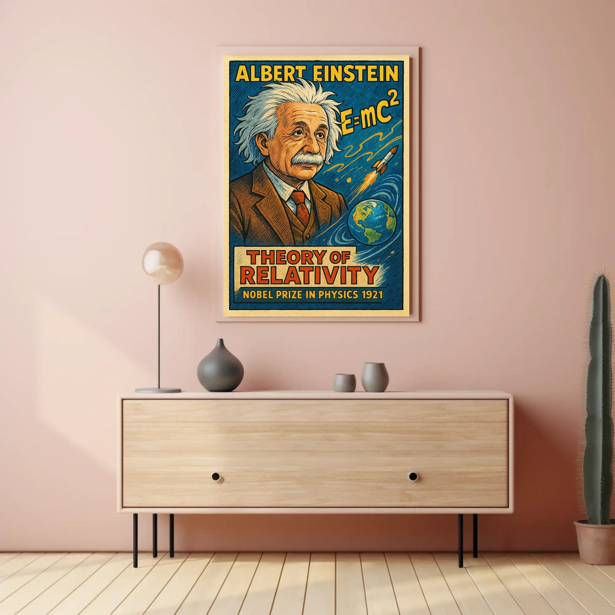 Albert Einstein Nobel Prize In Physics Poster