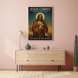 The Light of the World Religious Heritage Poster PosterGoat