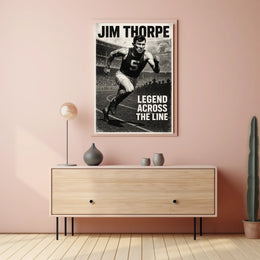 Legend Across the Line Jim Thorpe Poster