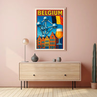 Belgium A Cultural Mosaic Poster