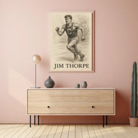 Jim Thorpe Athletic Legend Poster