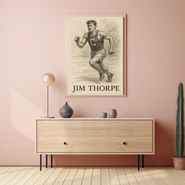 Jim Thorpe Athletic Legend Poster