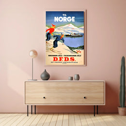 Travel to Norway with D.F.D.S Poster PosterGoat