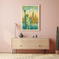 New York Cityscape Poster