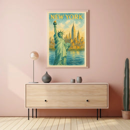 New York Cityscape Poster