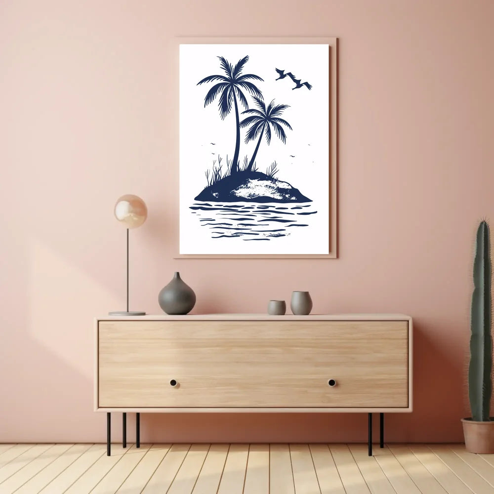 Vibrant Urban Landscape Art Poster