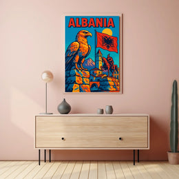 Albania A Vibrant Tribute Poster