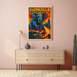Elephzilla Rampage Poster