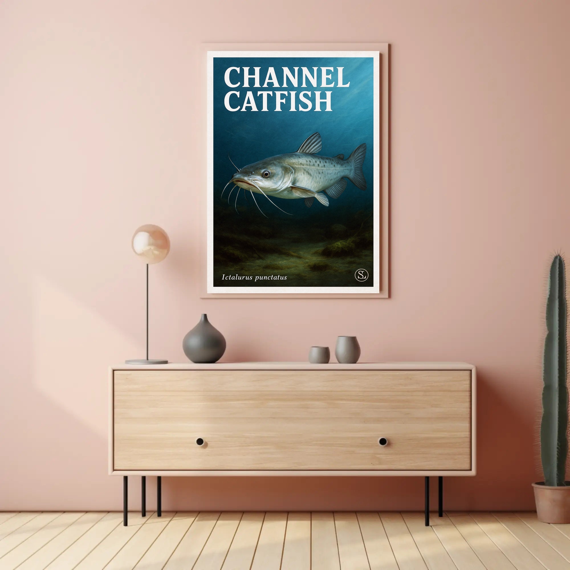 Channel Catfish Poster PosterGoat