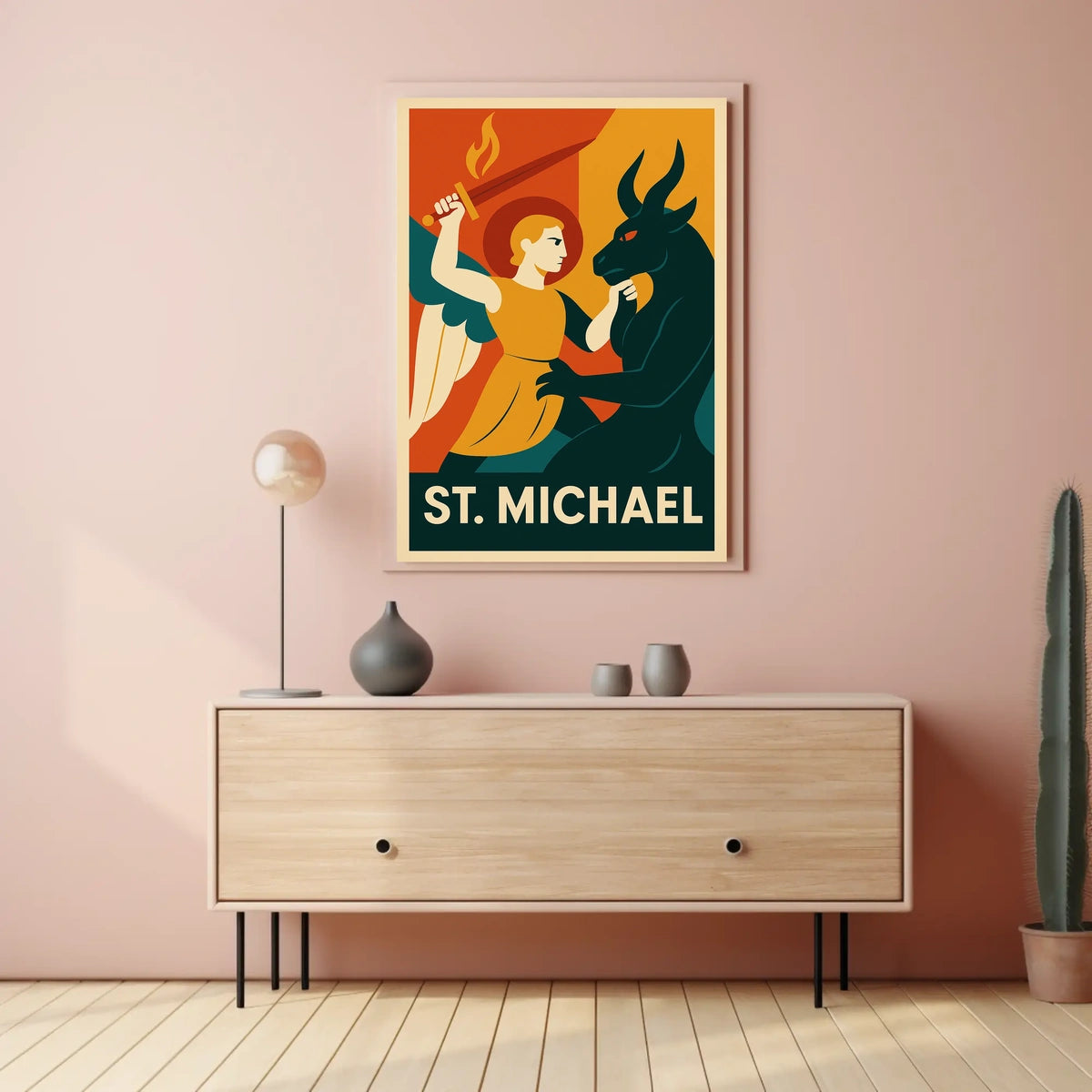 St. Michael Guardian Of Light Poster