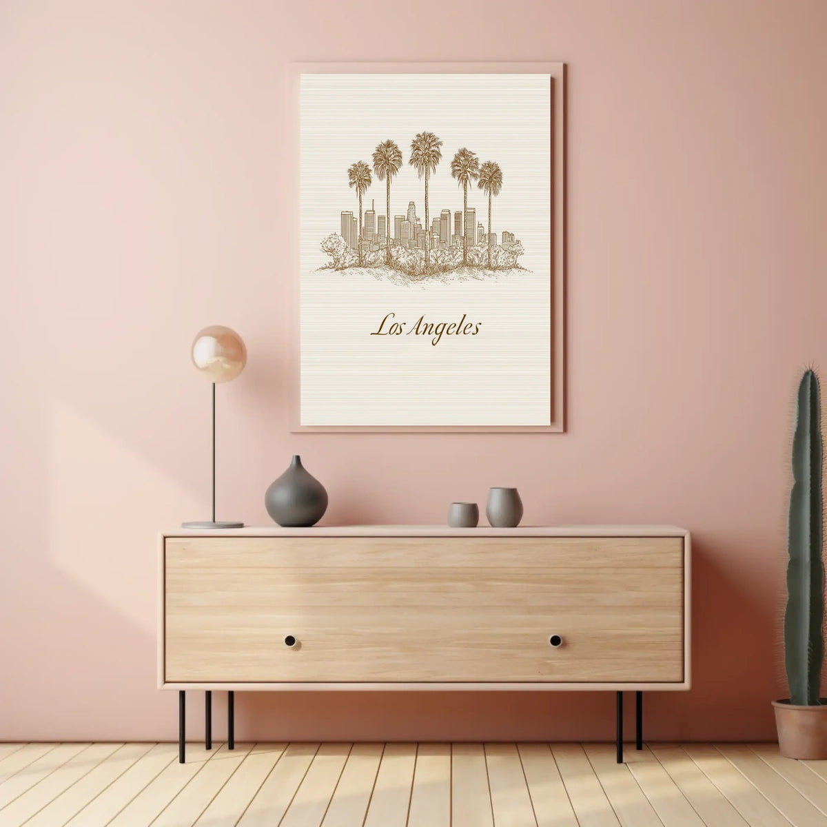 Los Angeles Skyline Poster