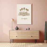 Los Angeles Skyline Poster