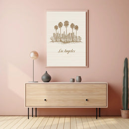 Los Angeles Skyline Poster