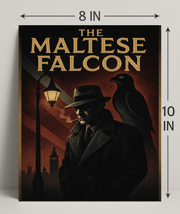 The Maltese Falcon Classic Noir Movie Pop Culture Poster